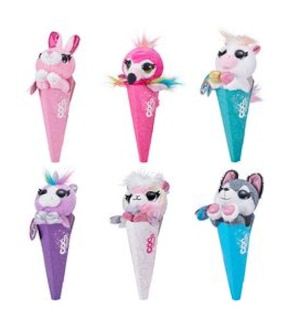 Coco Cones Adorable Collectable Plush in a Cone by ZURU - Assorted*