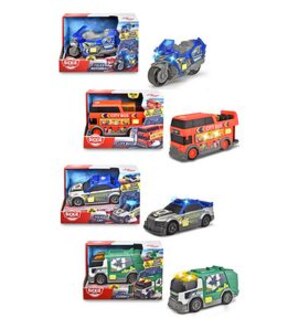DICKIE Toys Small Action Series Vehicles with Light & Sound - Assorted*