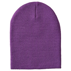 Slouchy Knit Beanie - Purple | Target 