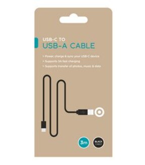 USB-C to USB-A 3M Cable
