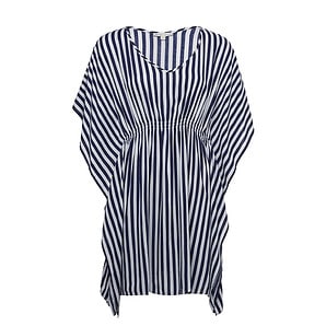 Beach Cover-Up - Peacoat / White | Target Australia