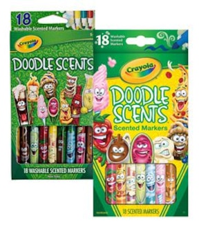 Crayola 18 Pack Washable Doodle Scents Markers - Assorted