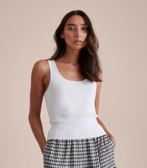 Crepe Knit Tank Top - Preview