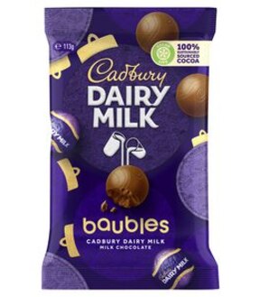 Cadbury Milk Chocolate Bauble Bag - 113g