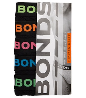 Bonds 5 Pack Hipster Briefs; Style: M8DMTX