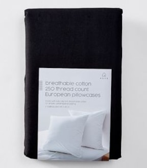 2 Pack 250 Thread Count Cotton European Pillowcases
