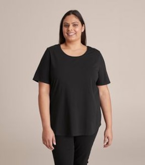 Curve Organic Cotton Short Sleeve Crew T-Shirt