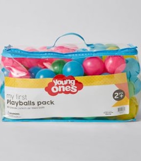 Young Ones My First Playballs Pack - 80 Pieces