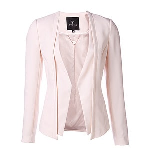 blazer pink soft cropped target sincerely yours