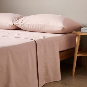 Plain Dyed Flannelette Sheet Set