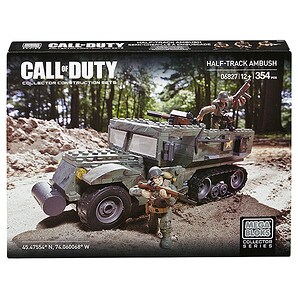 MEGA BLOKS Collector Series Call Of Duty Half Track Ambush 06827 ...