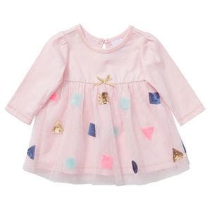 target sequin mesh sleeve dress baby australia hover touch zoom