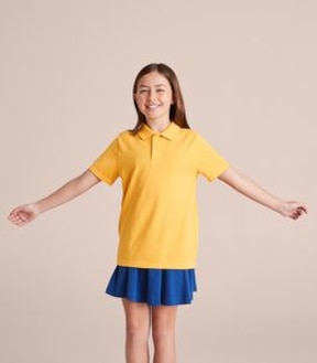 Short Sleeve School Polos