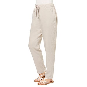 Life & Style Linen Harem Pants - Stone | Target Australia