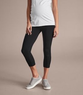 Maternity Organic Cotton 3/4 Length Leggings