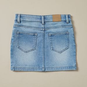 target girls denim skirt
