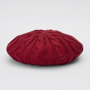 Helena Cable Knit Beret | Target Australia