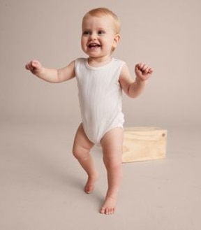 Baby Organic Cotton Pointelle Bodysuit
