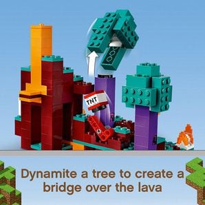 Minecraft Warped Forest Lego Set LEGO Minecraft Adventure: The