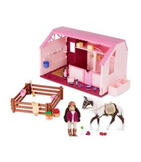 Lori Philippa's Horse & Stable Set Mini Doll & Playset