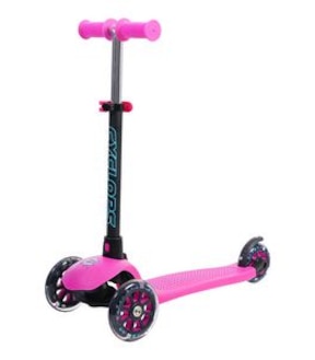 Cyclops Lean 'N' Glide Tri Scooter - Pink