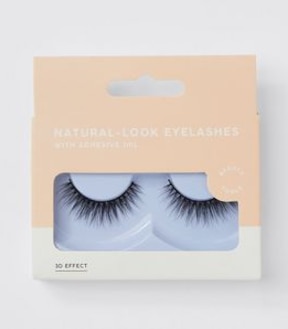 3D Effect Natural Look Eyelashes with 1mL Adhesive