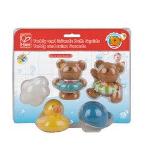 Hape Bath Teddy and Friends Bath Squirts