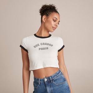 Lily Love handwoven organic cotton crop top main image 0