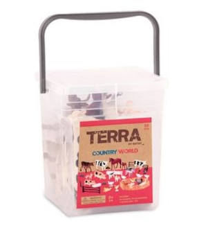 Terra Country World In A Bucket - 60 Pieces