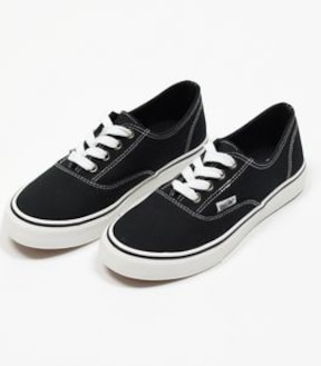 Mossimo Kids Senior Canvas Sneakers - Black/White