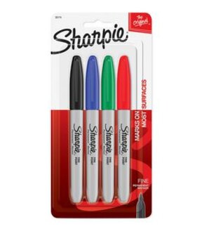Sharpie Fine Point Variety Markers - 4 pack