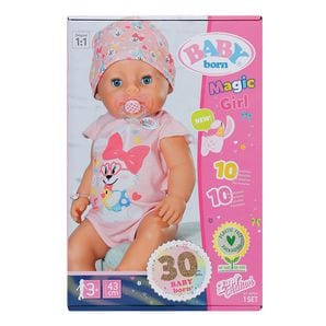 Baby Born Magic Girl 43cm Doll - Pink | Target Australia