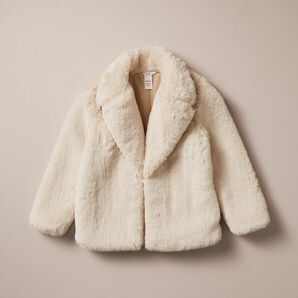 Faux Fur Jacket - Cream | Target Australia