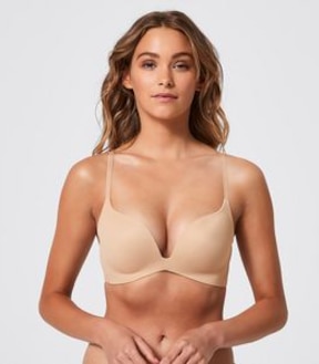 Plunge Wirefree Push Up Bra; Style: TLWFP070
