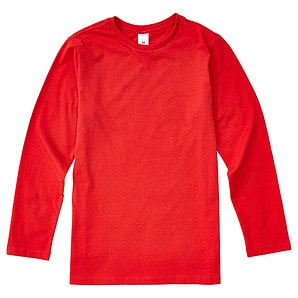 essentials Long Sleeve Plain T-Shirt - Red | Target Australia