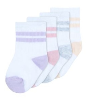 4 Pack Baby Underworks Crew Socks