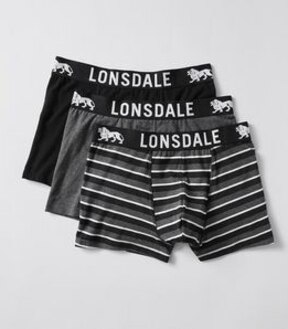 Lonsdale London 3 Pack Trunks