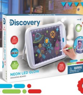Discovery - Neon LED Glow Drawing Board