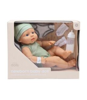 Nurture Me Newborn Baby Dolll & Accessories - Green