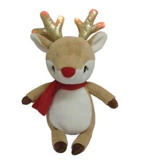 Christmas Singing Light-Up Reindeer Plush 43cm