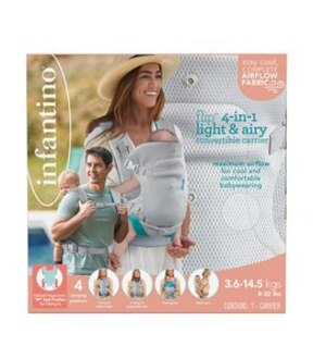 Infantino Flip 4-in-1 Light & Airy Convertible Carrier