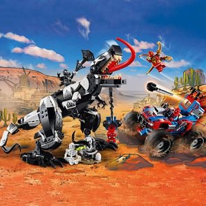 Lego spider man 2025 venomsaurus