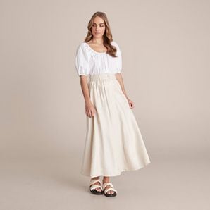 Linen skirt hotsell target