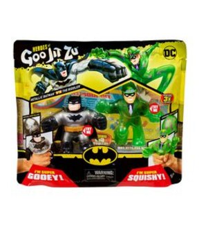 Heroes of Goo Jit Zu DC Versus Pack - Metallic Batman vs The Riddler