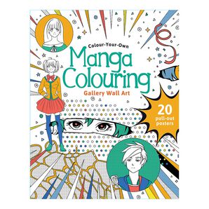 Wall Art - Manga Colouring | Target Australia