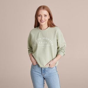 Lily Loves Printed Crew Jumper – Target Australia