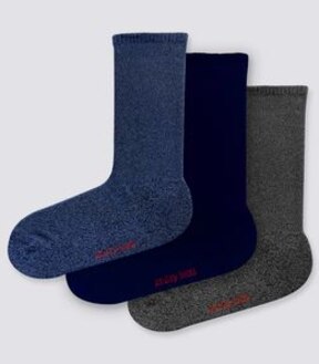 Underworks 3 Pack All Day Cushion Crew Socks
