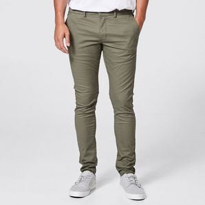 Commons Skinny Chino Pants - Khaki 