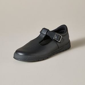 Kids Youth Good Fit T-Bar Leather School Shoes product image