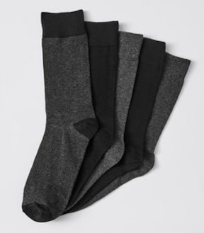 Maxx 5 Pack Business Socks - Grey